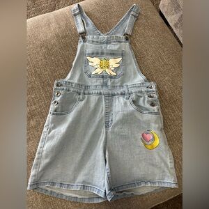 Sailor Moon Hot Topic Exclusive Shorts Overalls Medium Preowned